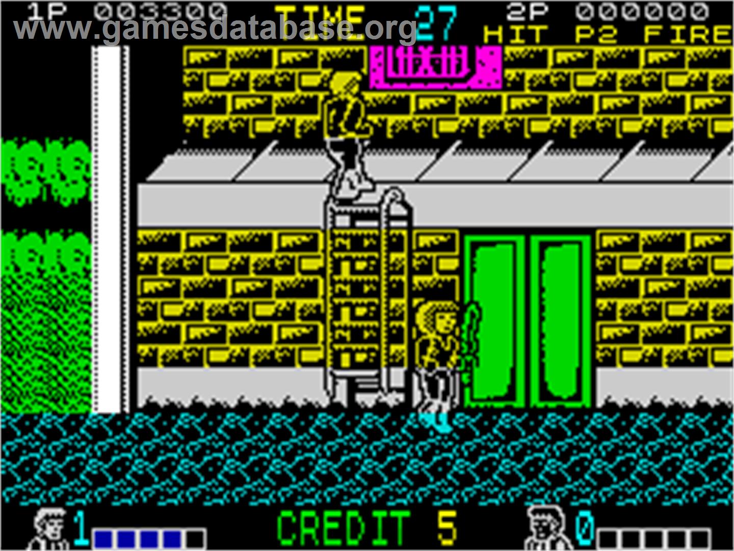 Double Dragon - Sinclair ZX Spectrum - Artwork - In Game