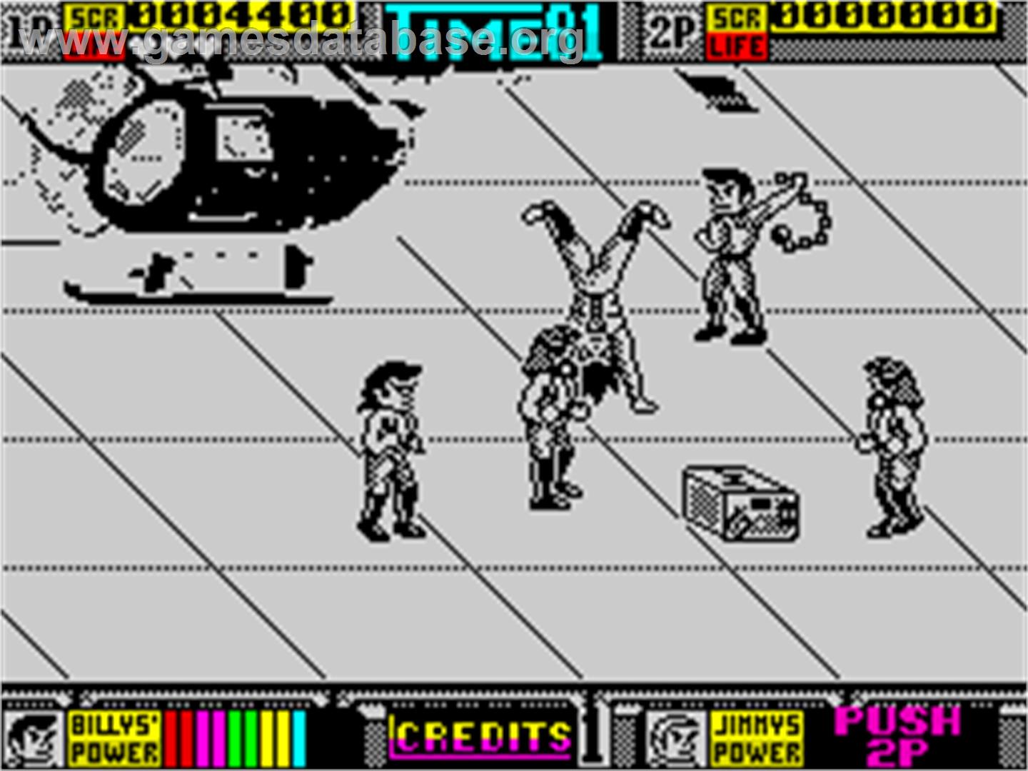 Double Dragon II: The Revenge - Sinclair ZX Spectrum - Artwork - In Game