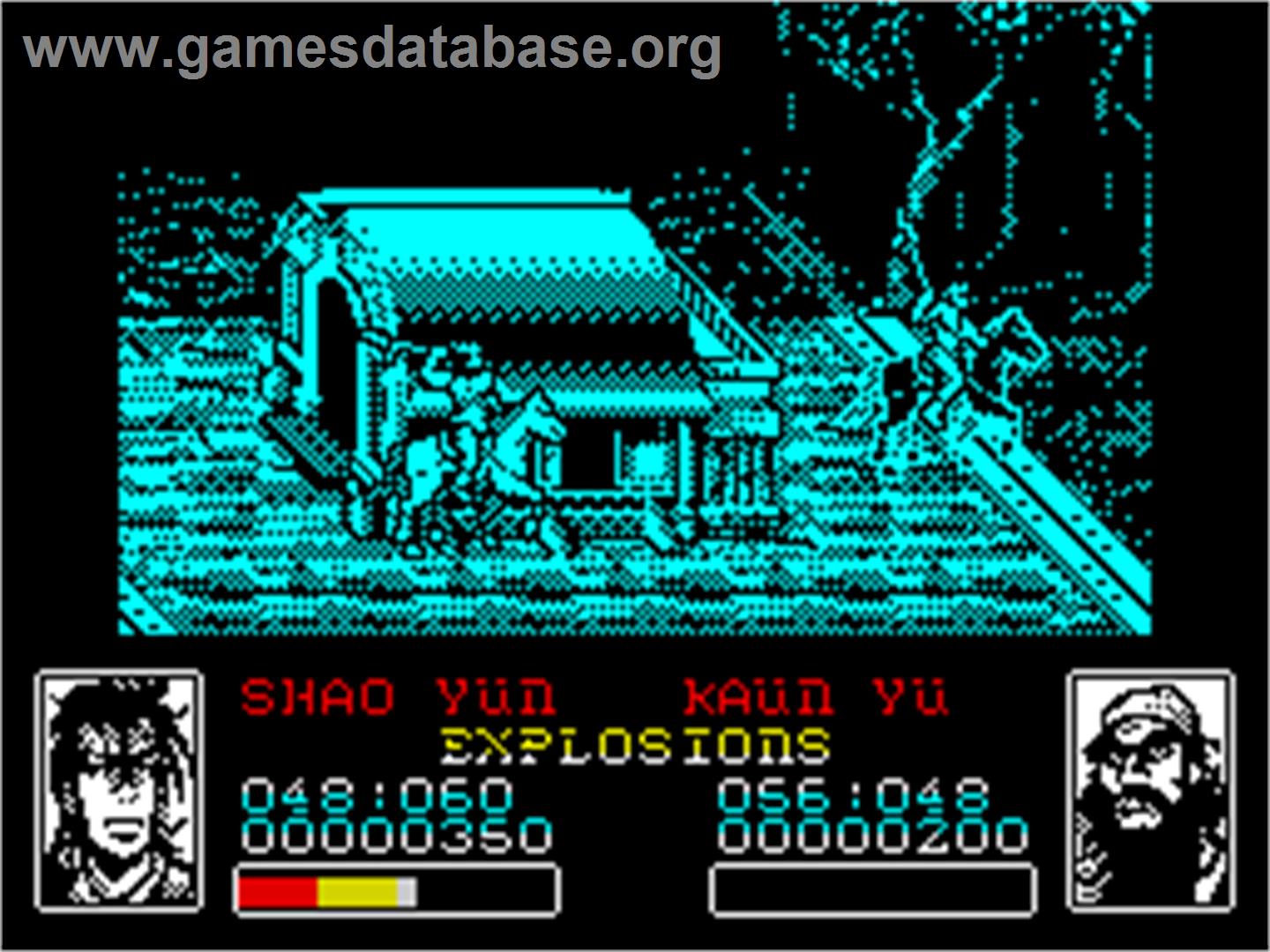 Dynasty Wars - Sinclair ZX Spectrum - Artwork - In Game