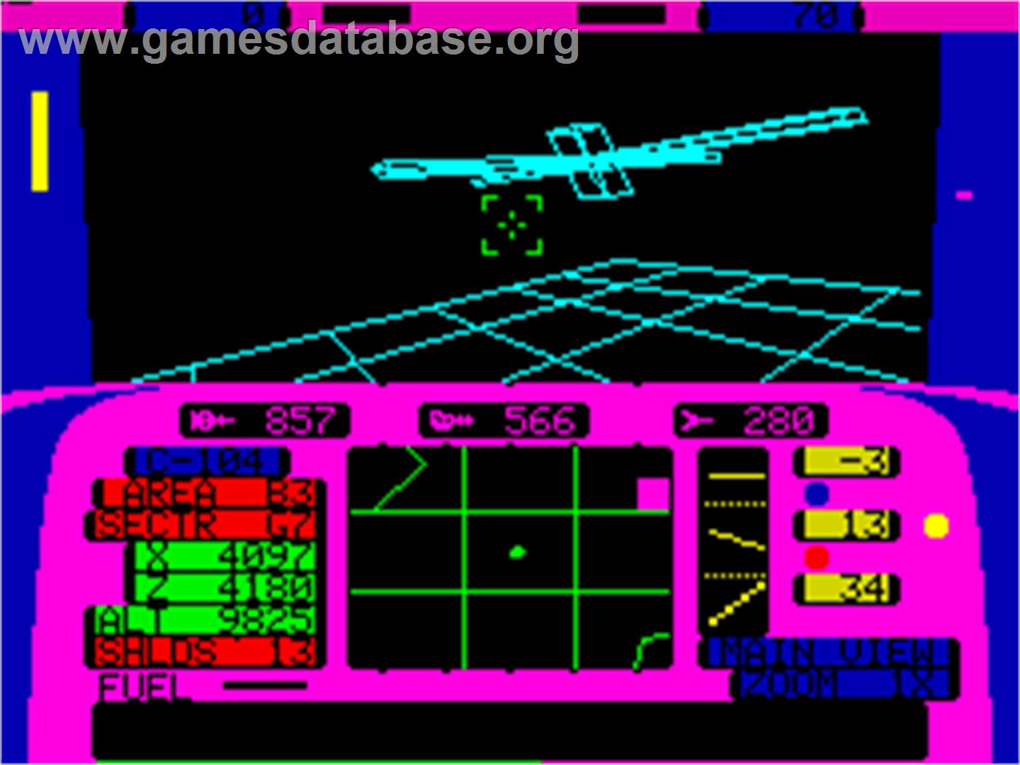 Echelon - Sinclair ZX Spectrum - Artwork - In Game