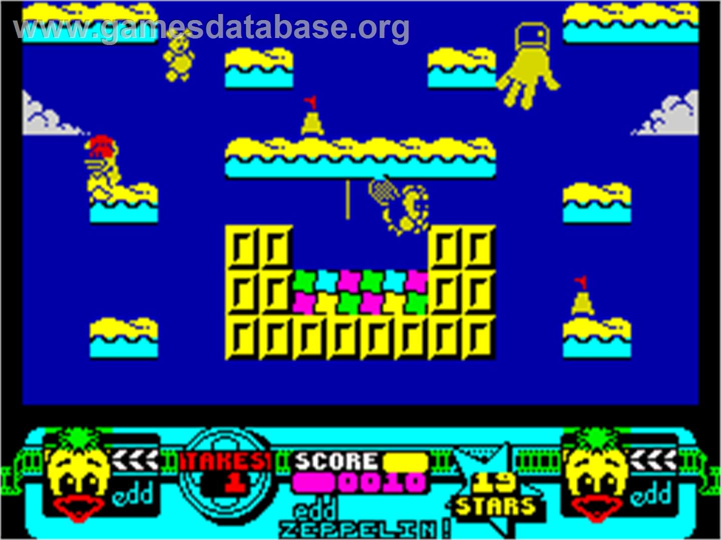 Edd the Duck! - Sinclair ZX Spectrum - Artwork - In Game