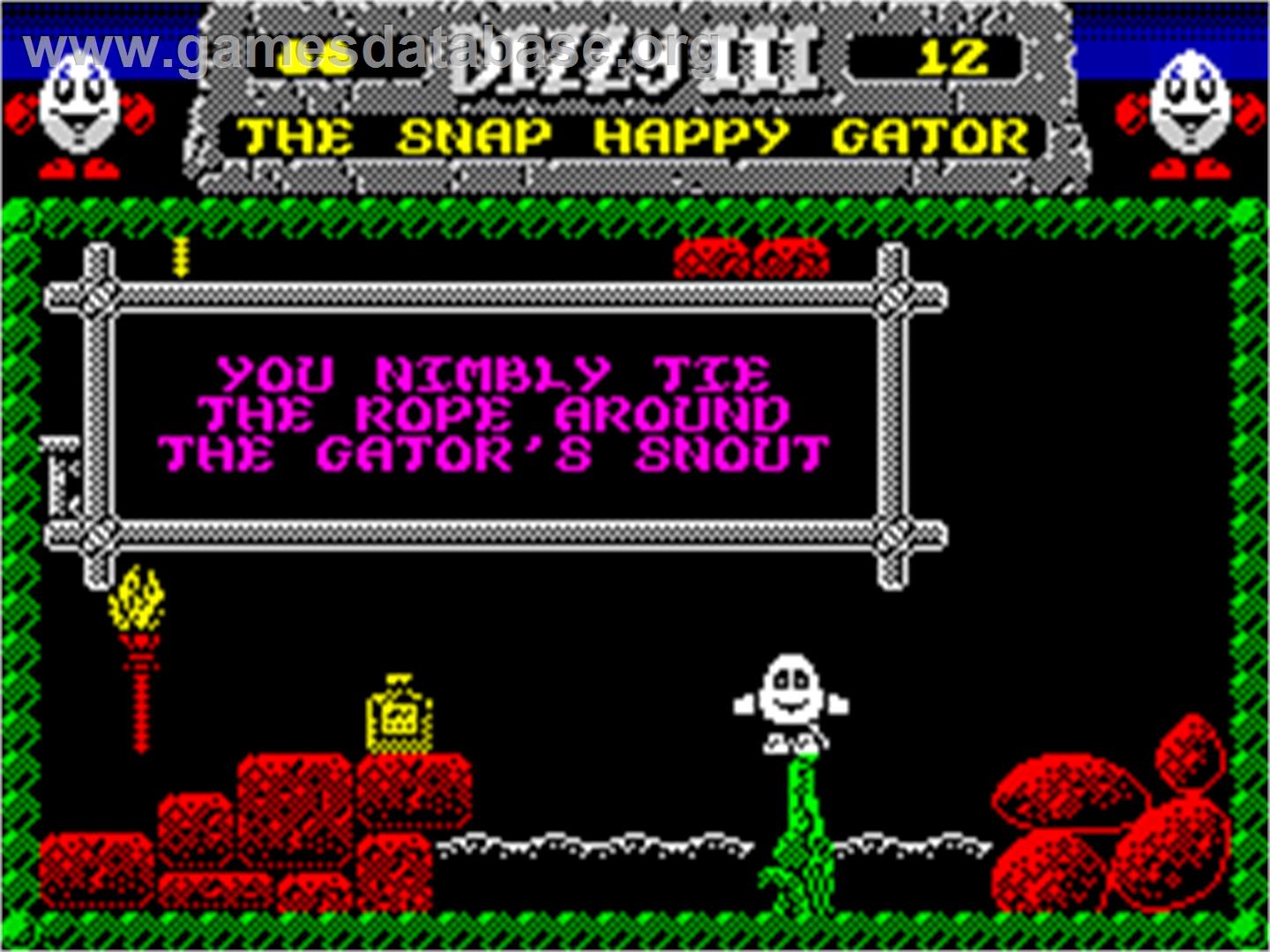 Fantasy World Dizzy - Sinclair ZX Spectrum - Artwork - In Game