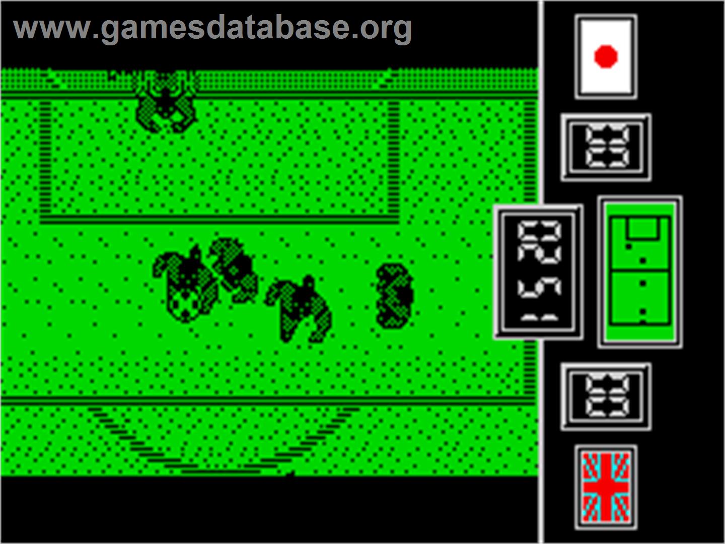 Fighting Soccer - Sinclair ZX Spectrum - Artwork - In Game