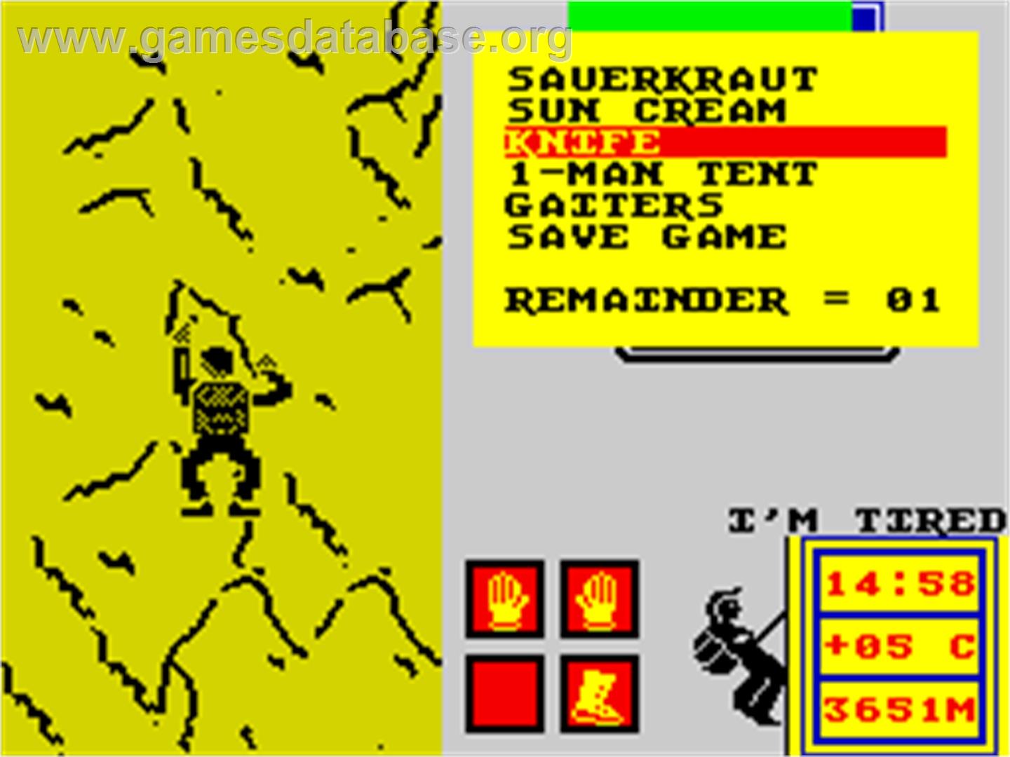 Final Assault - Sinclair ZX Spectrum - Artwork - In Game
