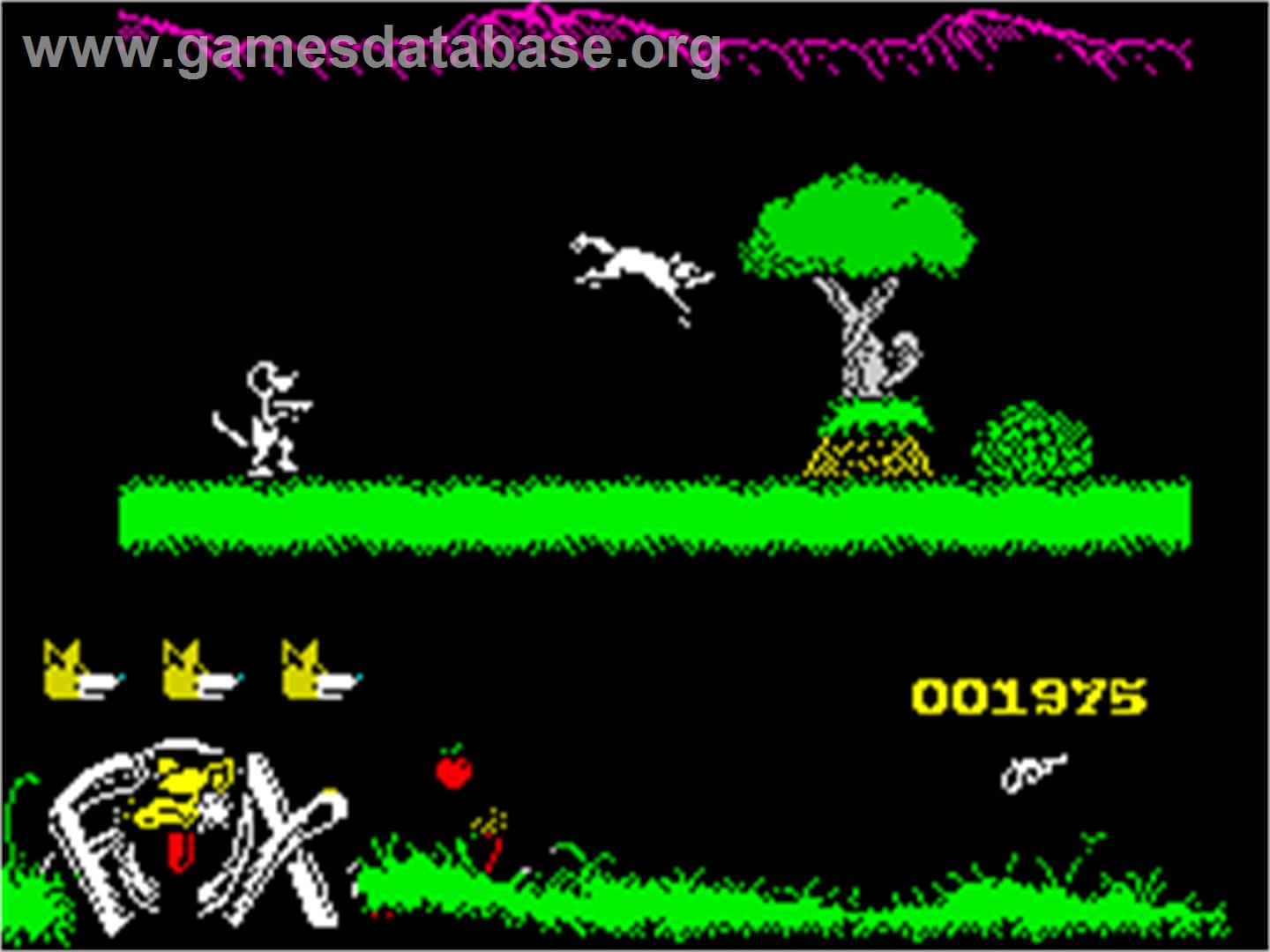 Foxx Fights Back - Sinclair ZX Spectrum - Artwork - In Game