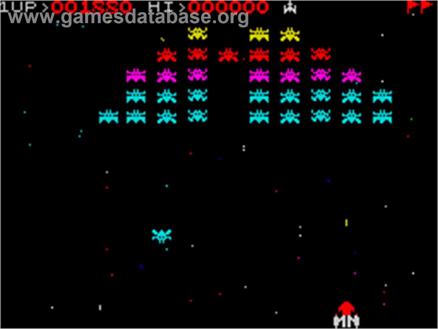 Galaxian - Sinclair ZX Spectrum - Artwork - In Game