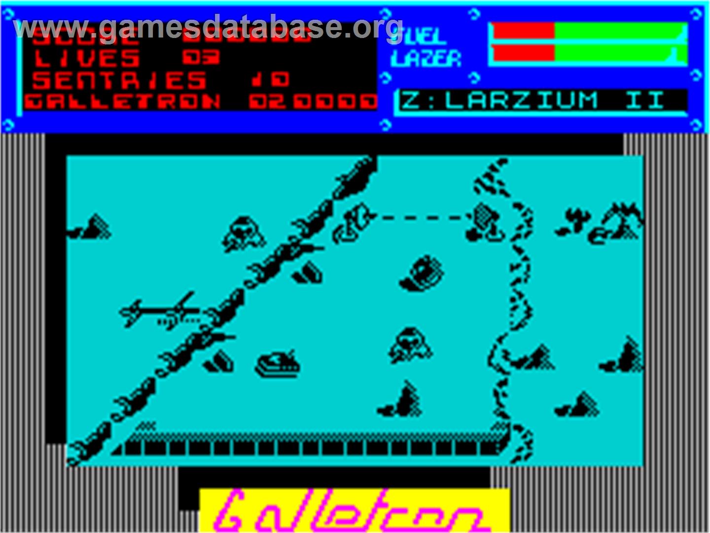 Galletron - Sinclair ZX Spectrum - Artwork - In Game
