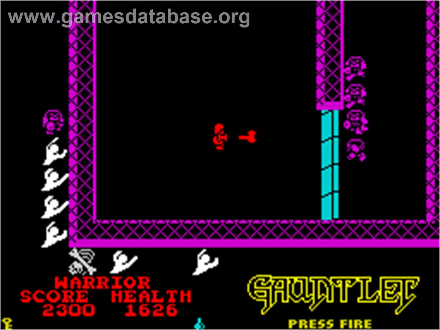 Gauntlet: The Deeper Dungeons - Sinclair ZX Spectrum - Artwork - In Game
