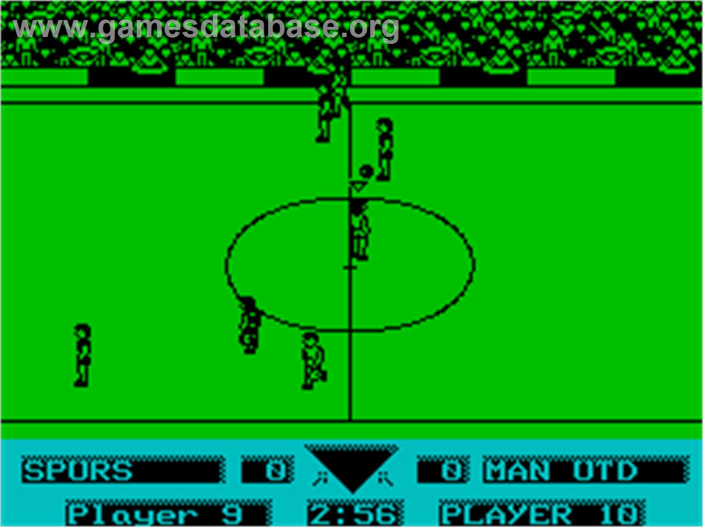 Gazza's Super Soccer - Sinclair ZX Spectrum - Artwork - In Game