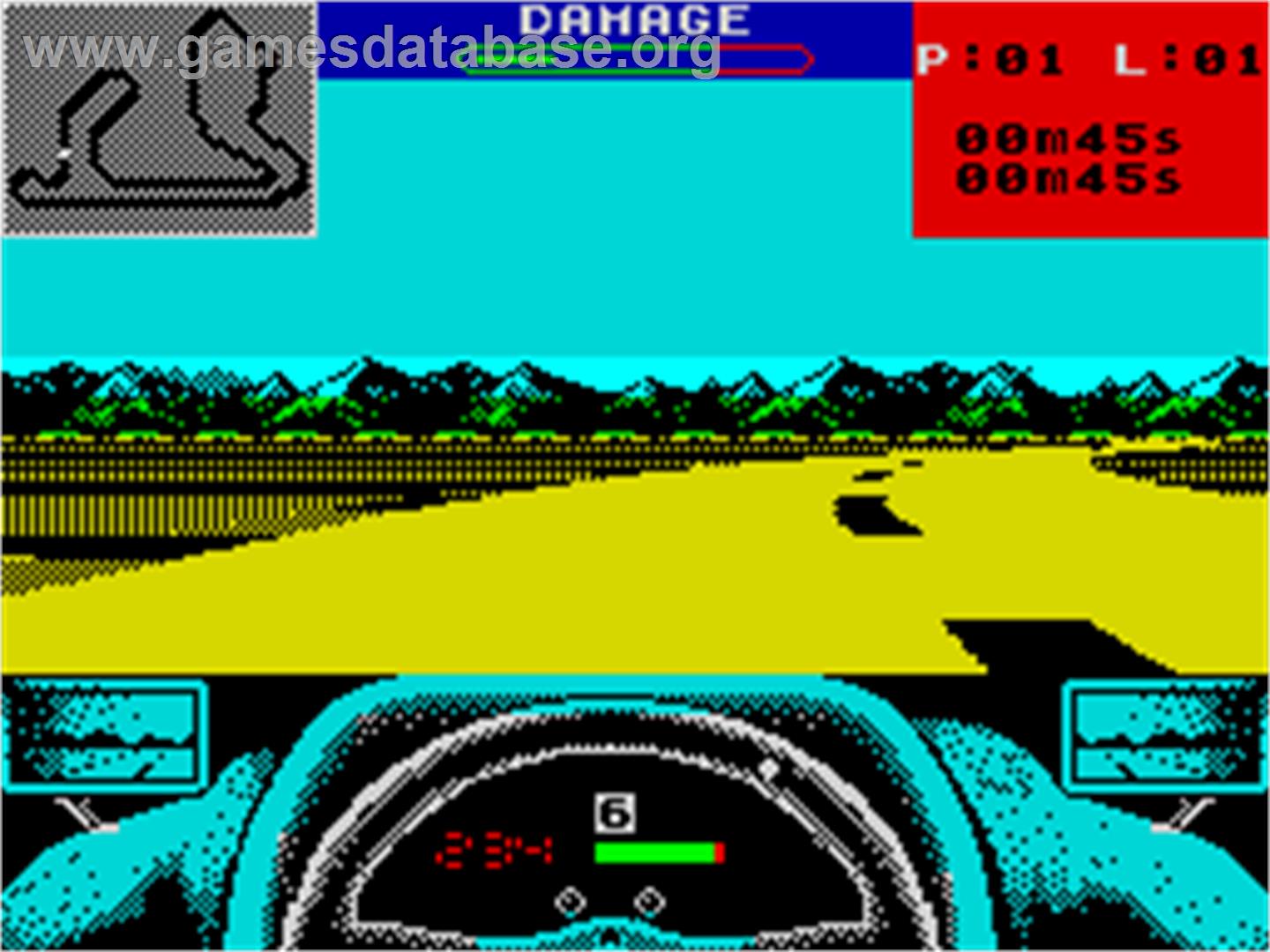 Grand Prix Circuit - Sinclair ZX Spectrum - Artwork - In Game