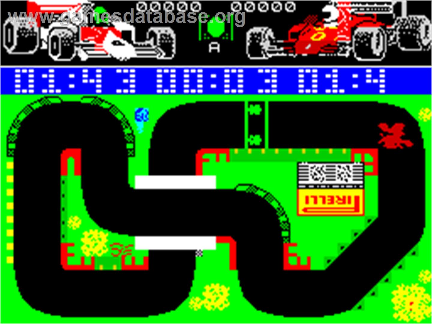 Grand Prix Simulator - Sinclair ZX Spectrum - Artwork - In Game