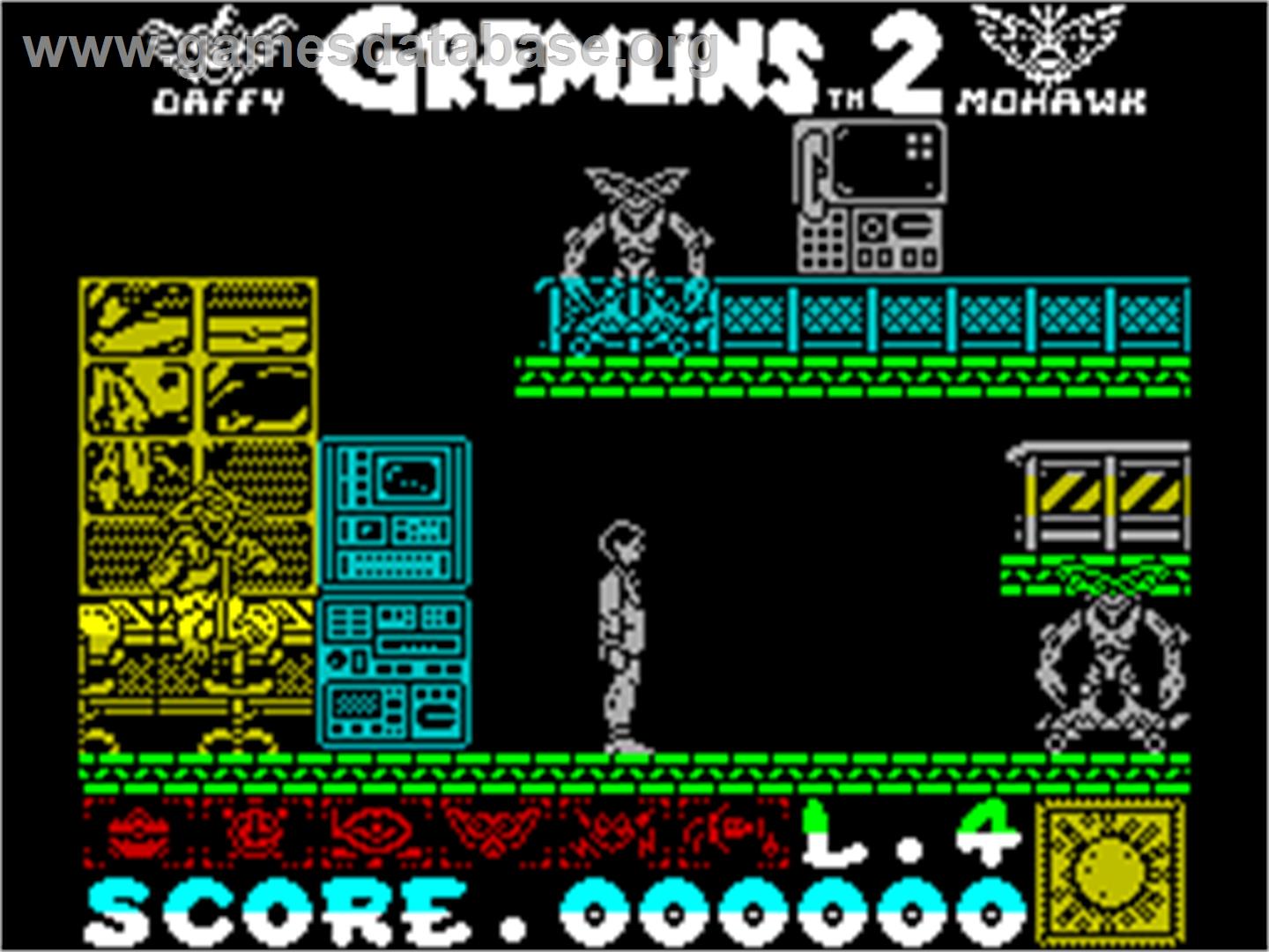 Gremlins 2: The New Batch - Sinclair ZX Spectrum - Artwork - In Game