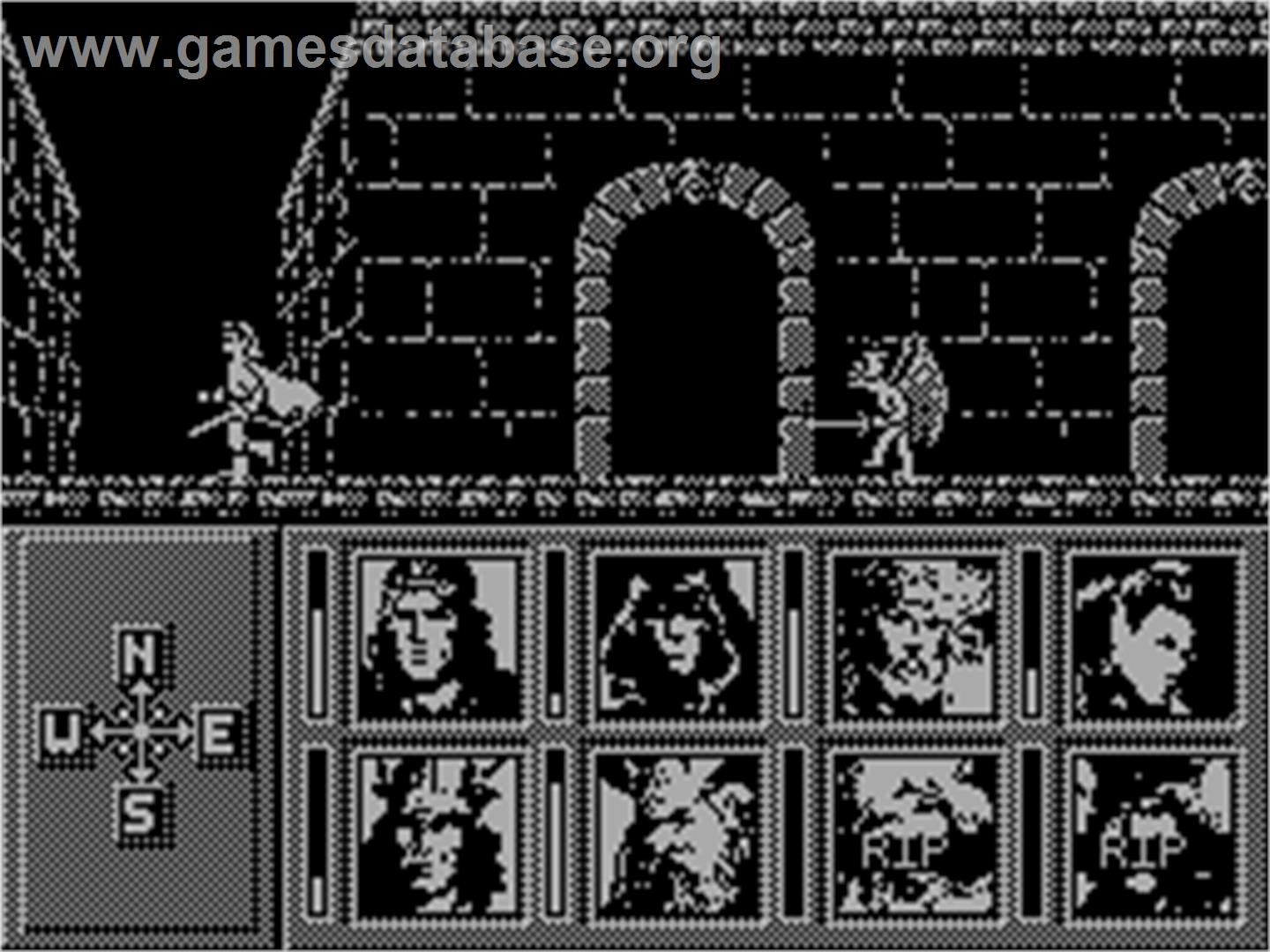 Heroes of the Lance - Sinclair ZX Spectrum - Artwork - In Game