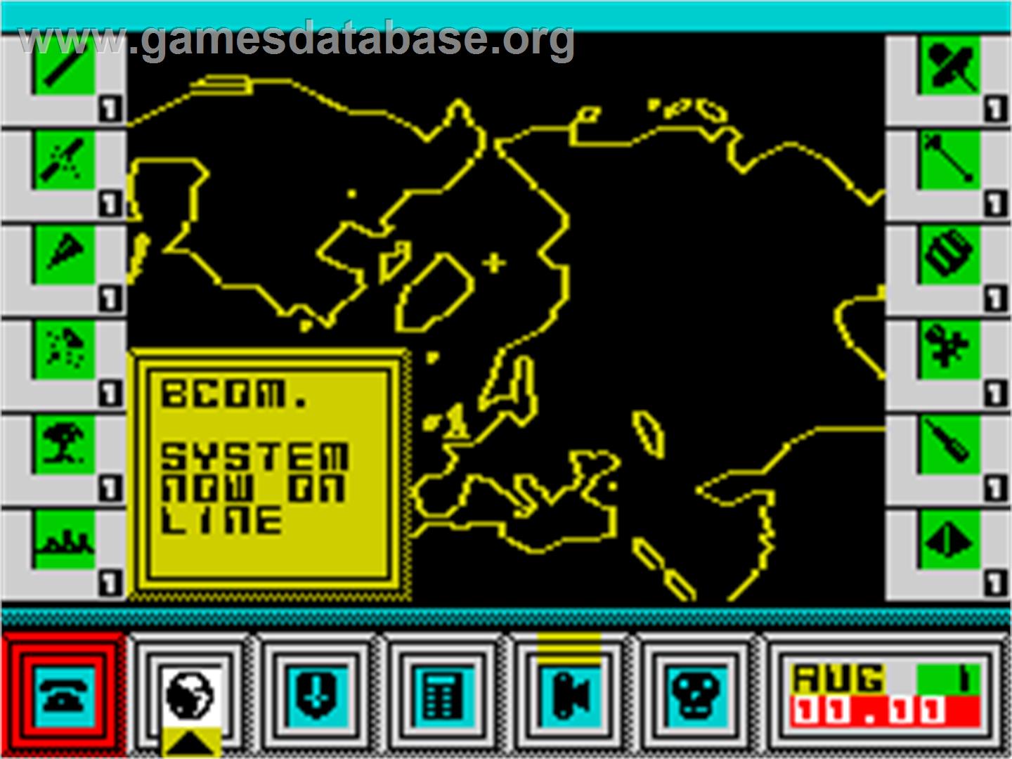 High Frontier - Sinclair ZX Spectrum - Artwork - In Game