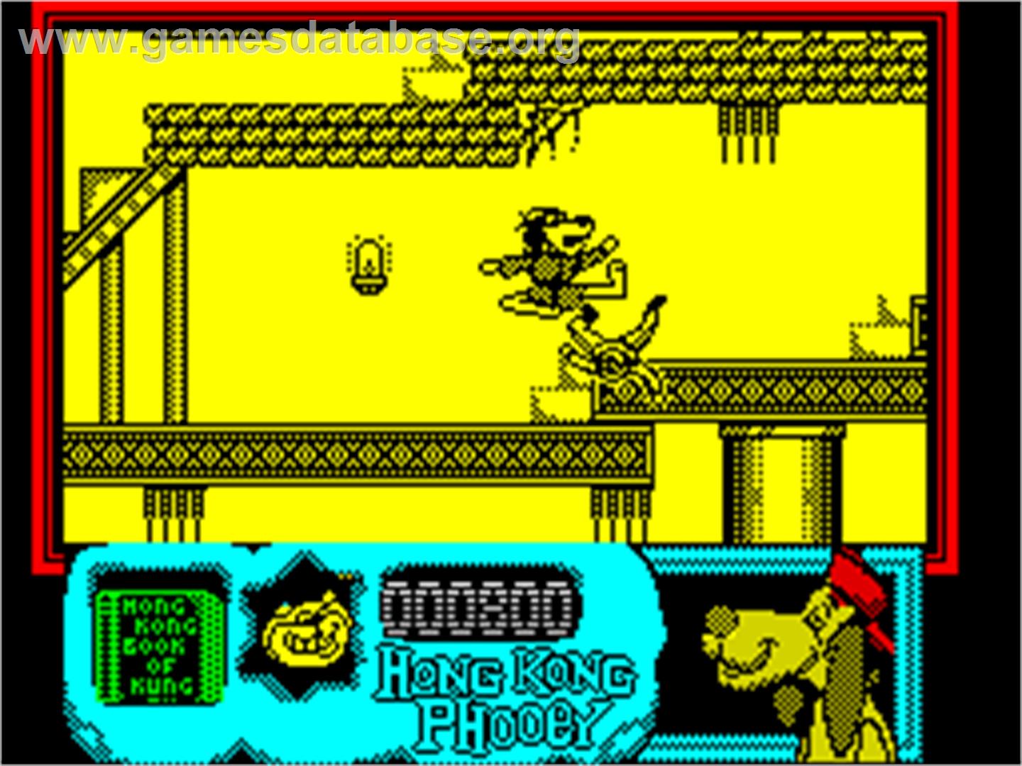 Hong Kong Phooey: No.1 Super Guy - Sinclair ZX Spectrum - Artwork - In Game