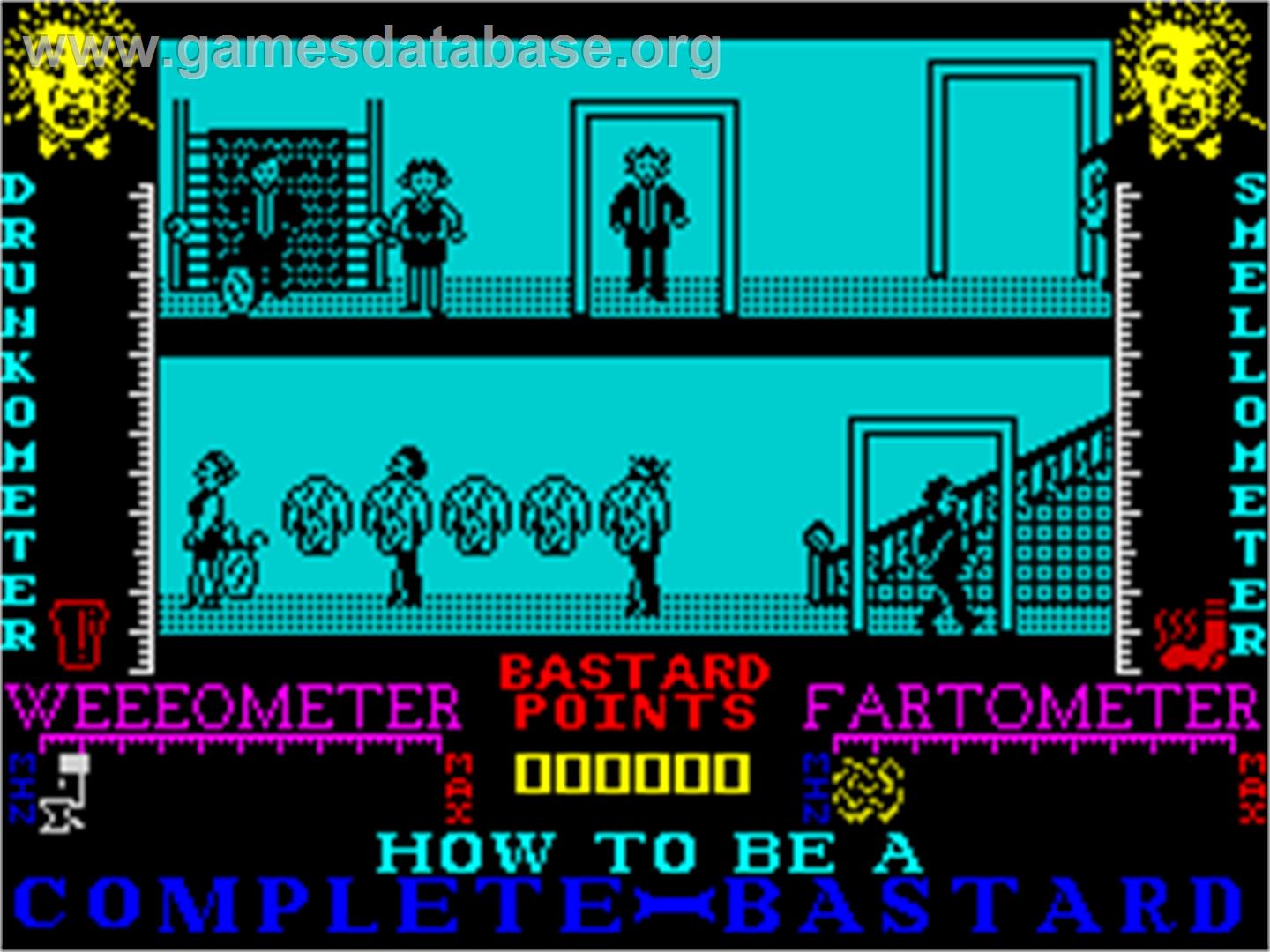 How to be a Complete Bastard - Sinclair ZX Spectrum - Artwork - In Game