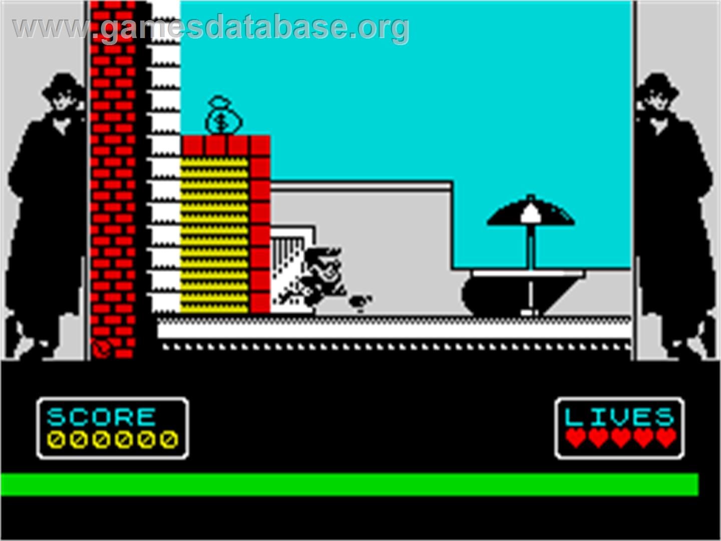Hudson Hawk - Sinclair ZX Spectrum - Artwork - In Game