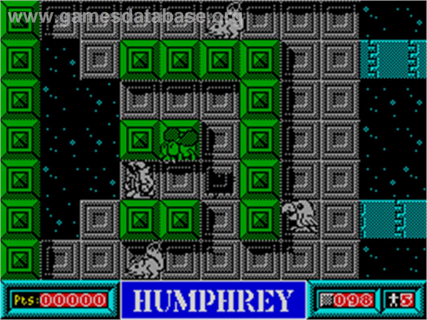 Humphrey - Sinclair ZX Spectrum - Artwork - In Game