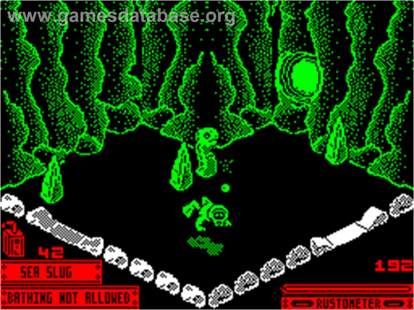 Hydrofool - Sinclair ZX Spectrum - Artwork - In Game