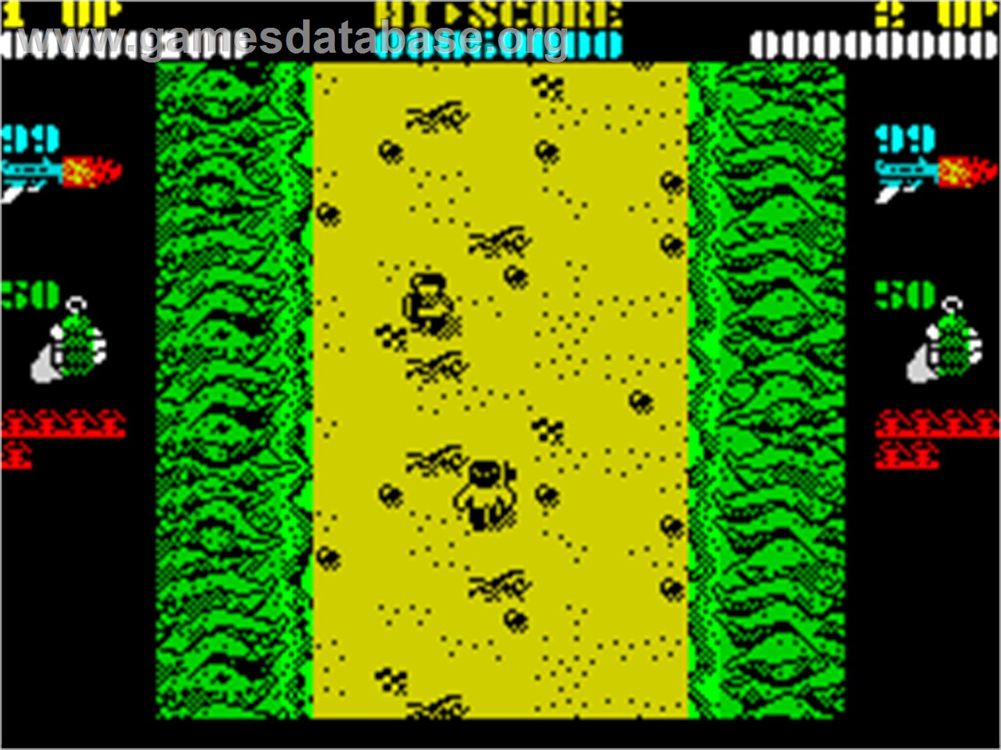 Ikari Warriors II: Victory Road - Sinclair ZX Spectrum - Artwork - In Game