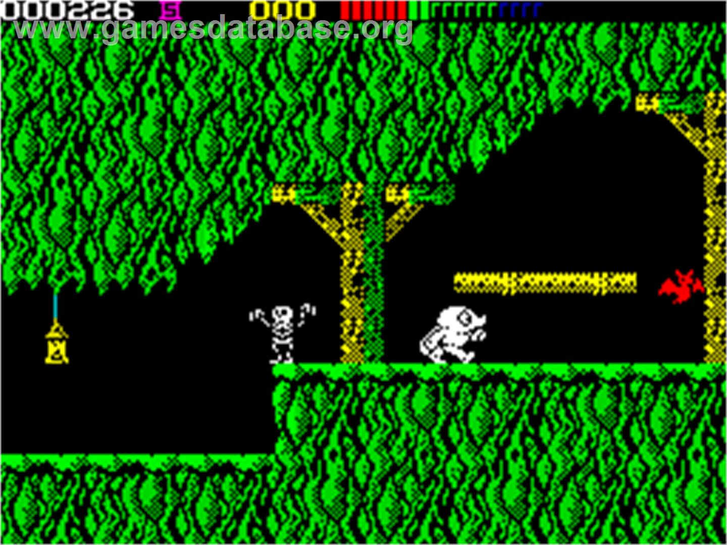 Impossamole - Sinclair ZX Spectrum - Artwork - In Game