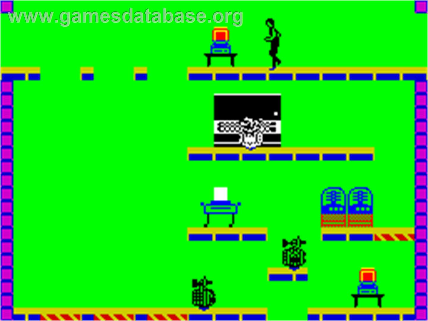 Impossible Mission - Sinclair ZX Spectrum - Artwork - In Game