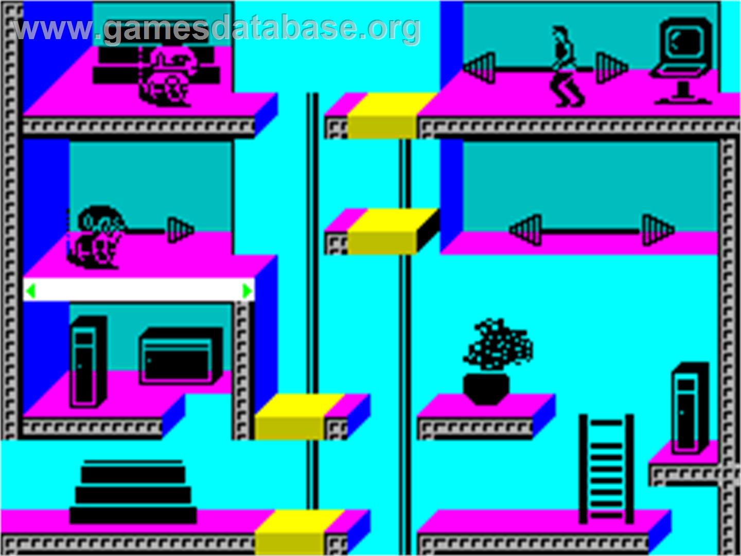 Impossible Mission II - Sinclair ZX Spectrum - Artwork - In Game