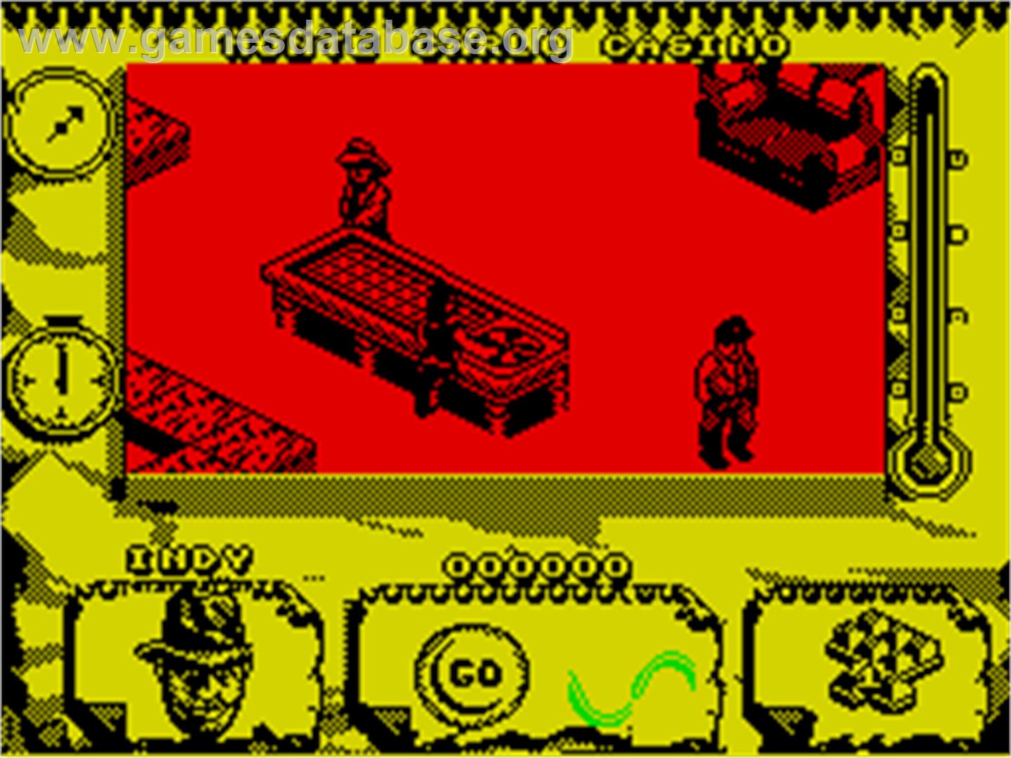 Indiana Jones and The Fate of Atlantis: The Action Game - Sinclair ZX Spectrum - Artwork - In Game