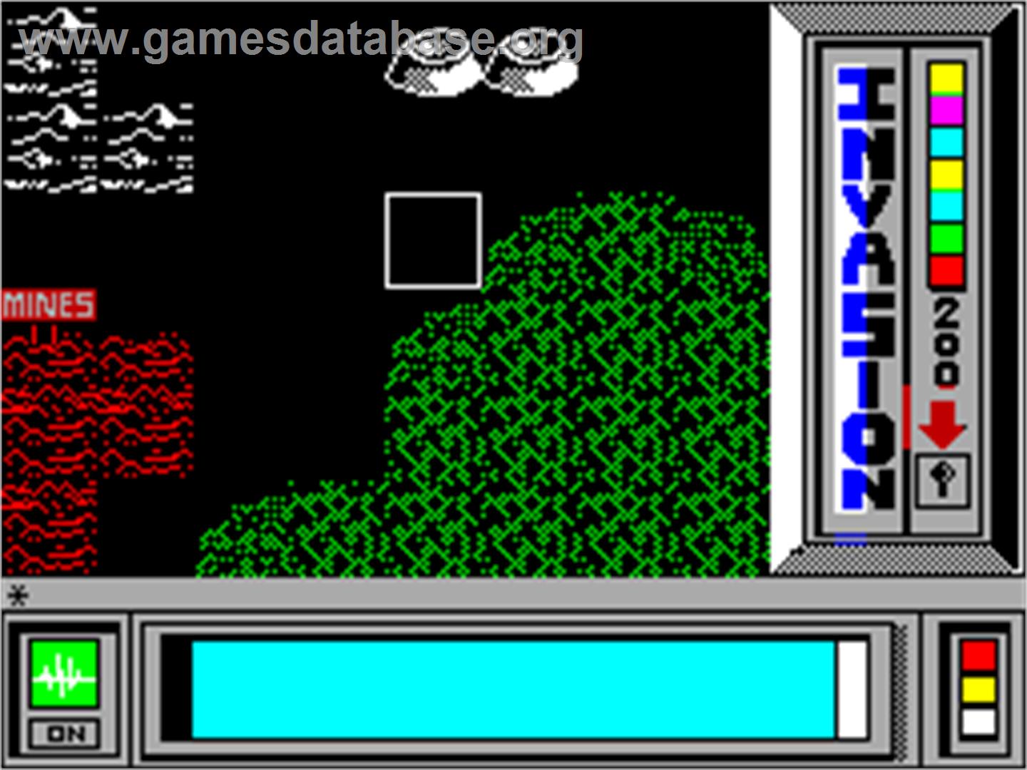Invasion - Sinclair ZX Spectrum - Artwork - In Game