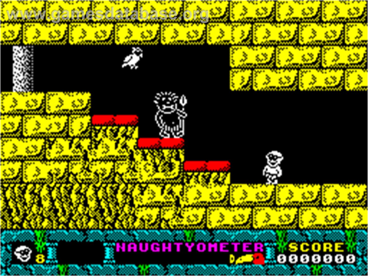 Jack the Nipper 2: In Coconut Capers - Sinclair ZX Spectrum - Artwork - In Game