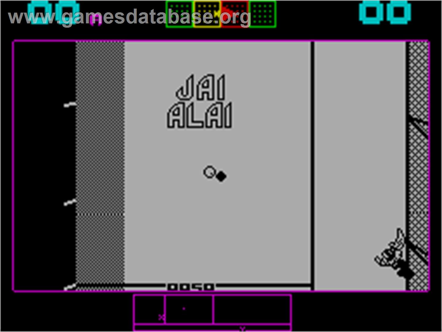 Jai Alai - Sinclair ZX Spectrum - Artwork - In Game