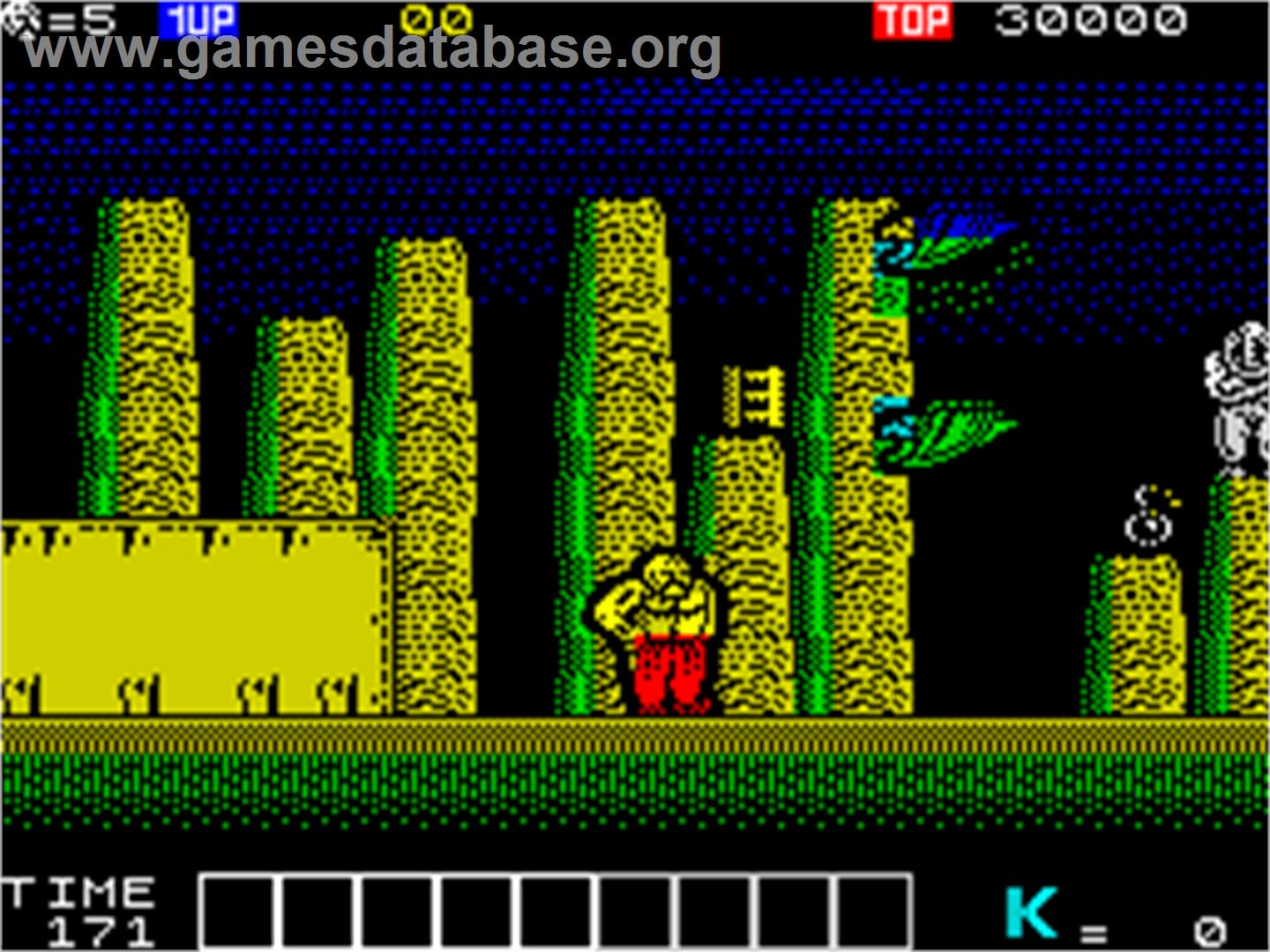 Karnov - Sinclair ZX Spectrum - Artwork - In Game