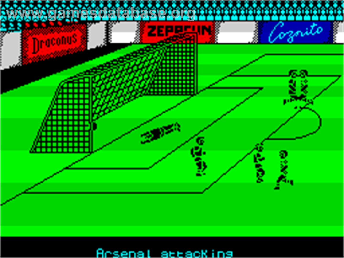 Kenny Dalglish Soccer Manager - Sinclair ZX Spectrum - Artwork - In Game