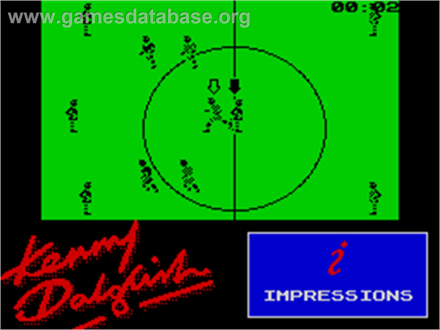 Kenny Dalglish Soccer Match - Sinclair ZX Spectrum - Artwork - In Game