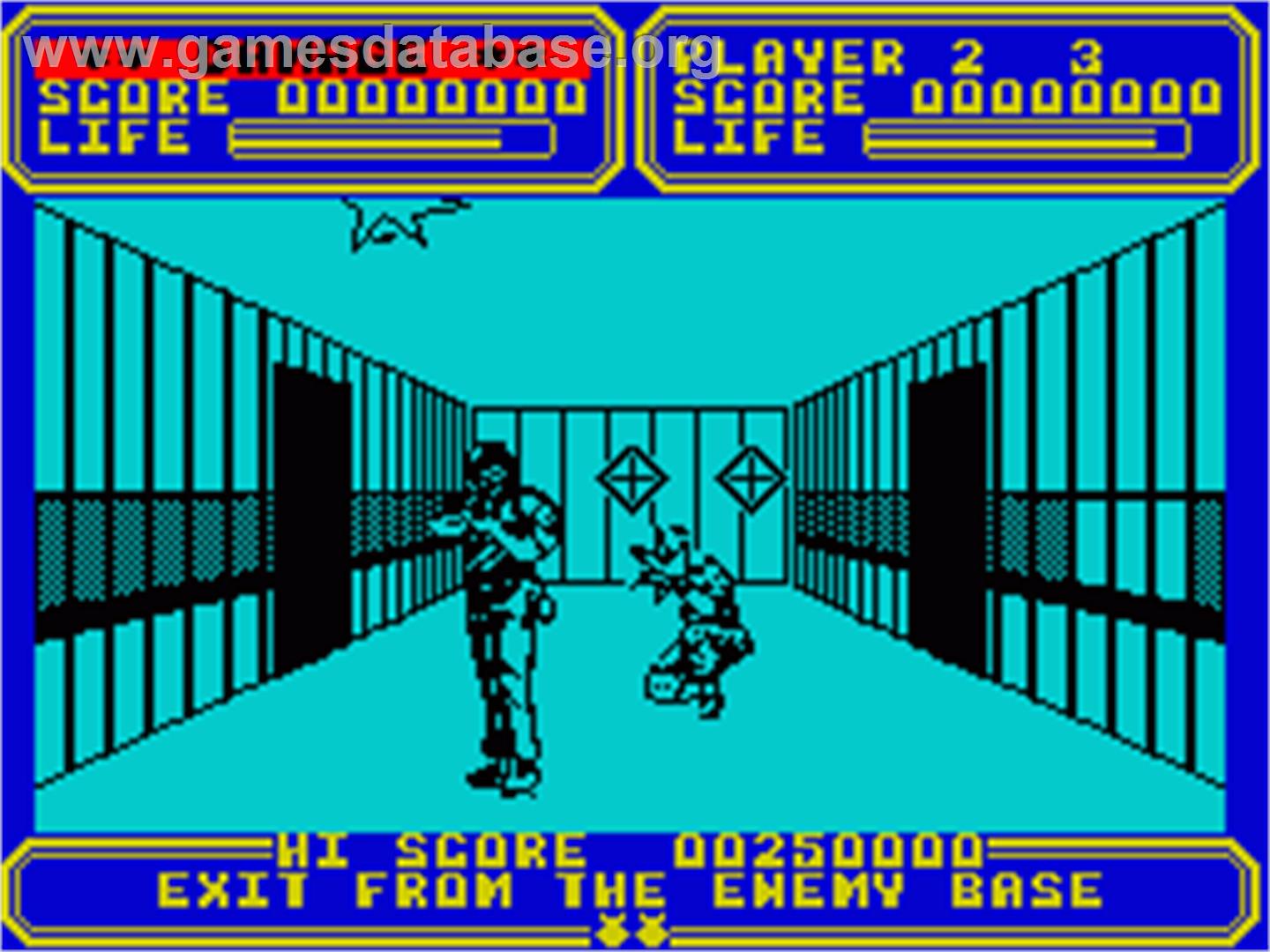 Line of Fire - Sinclair ZX Spectrum - Artwork - In Game