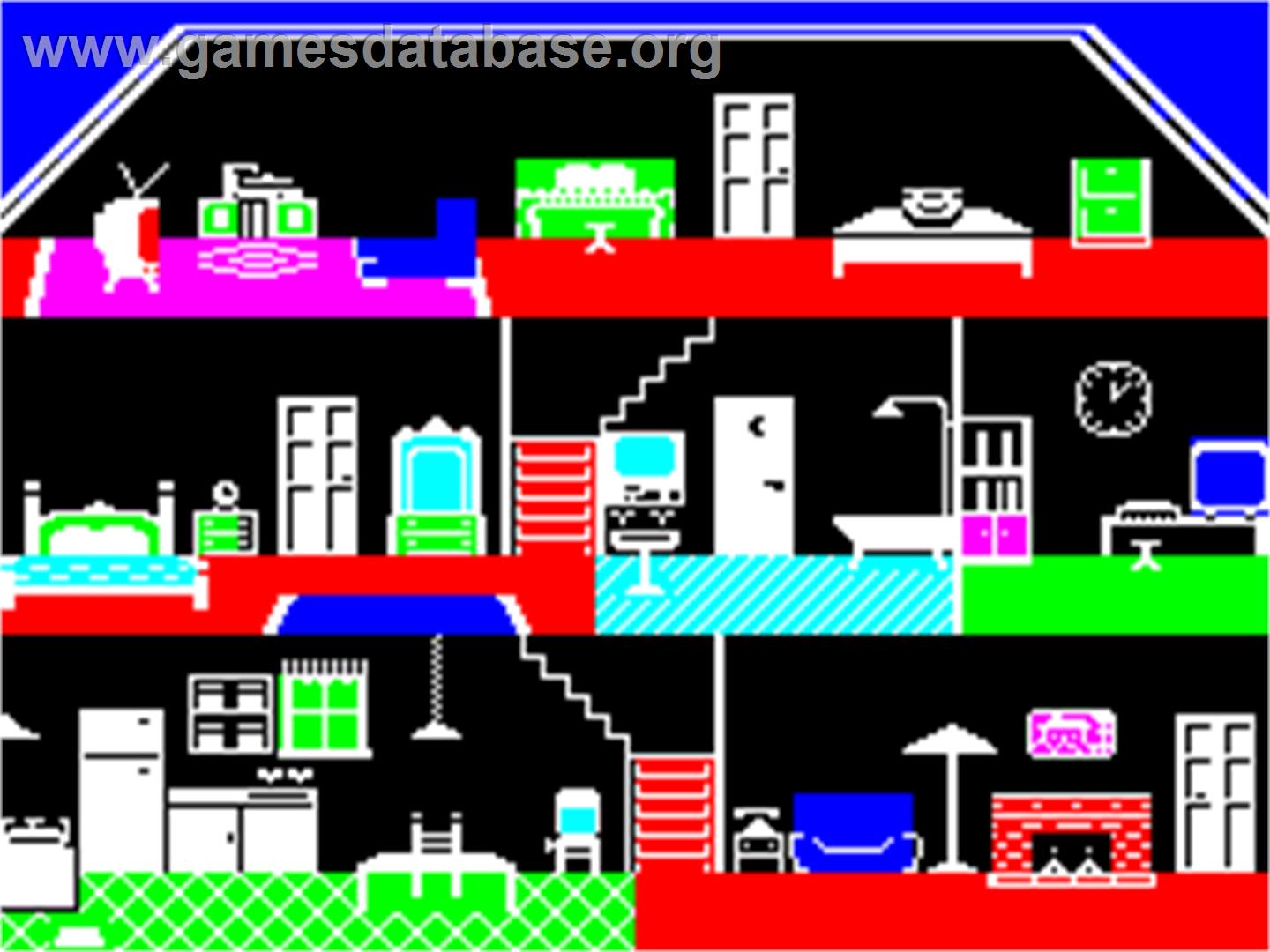 Little Computer People - Sinclair ZX Spectrum - Artwork - In Game