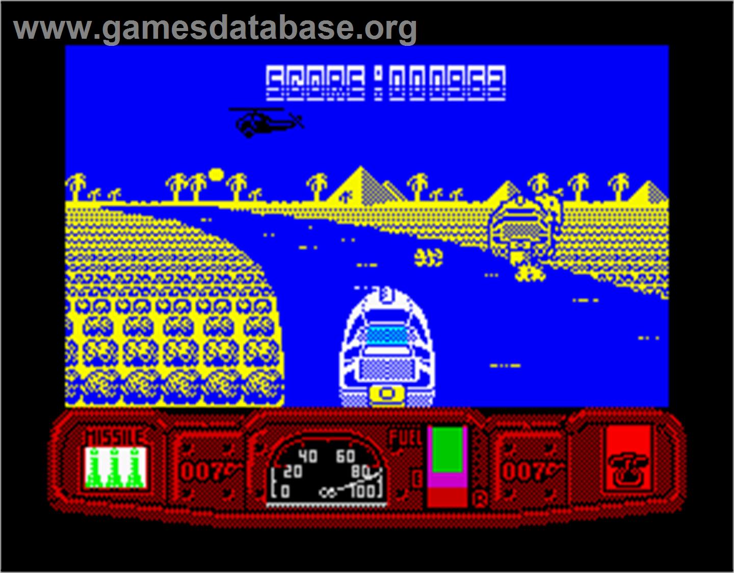 Live and Let Die - Sinclair ZX Spectrum - Artwork - In Game