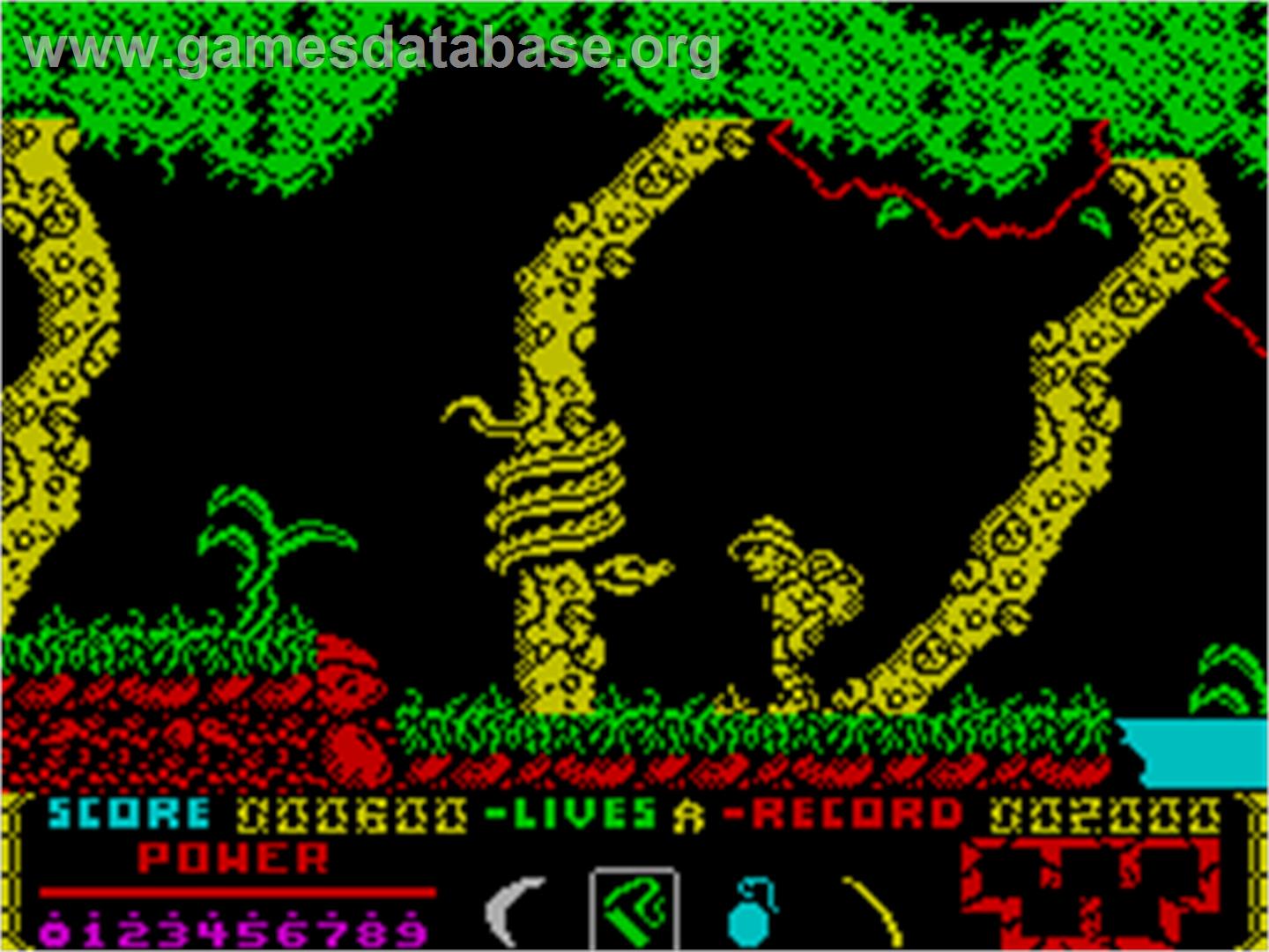 Livingstone Supongo 2 - Sinclair ZX Spectrum - Artwork - In Game