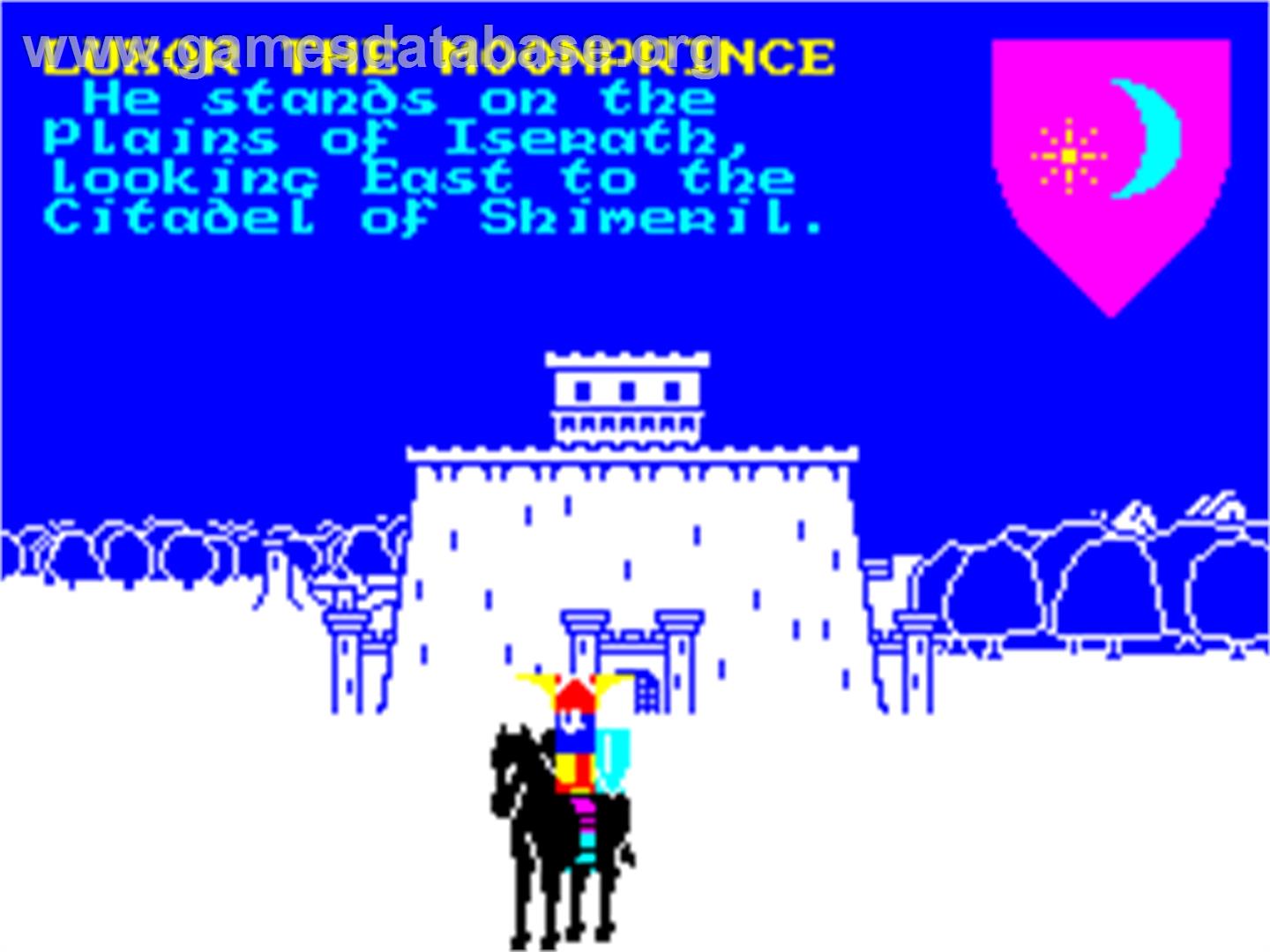 Lords of Midnight 2: Doomdark's Revenge - Sinclair ZX Spectrum - Artwork - In Game