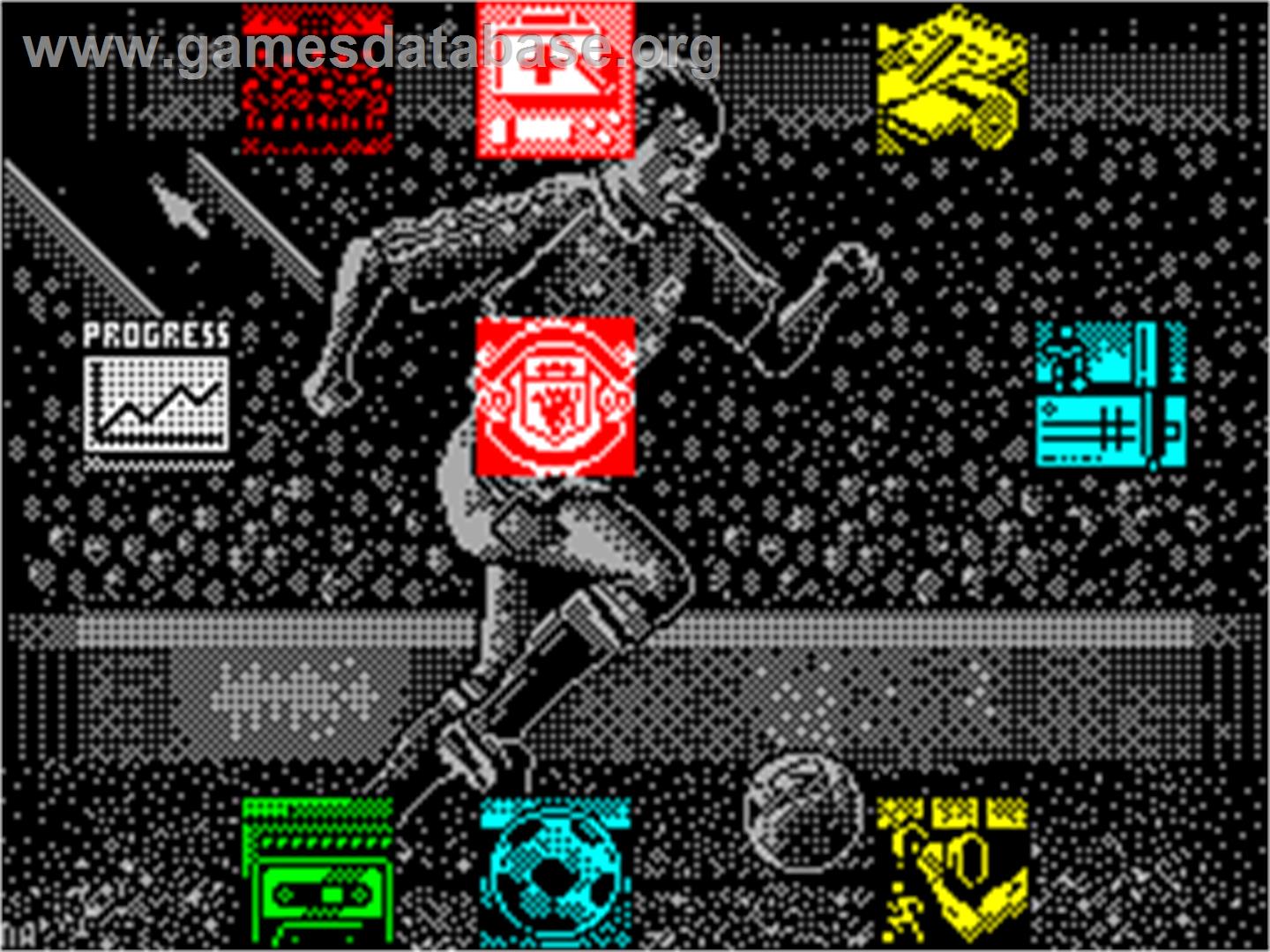Manchester United - Sinclair ZX Spectrum - Artwork - In Game