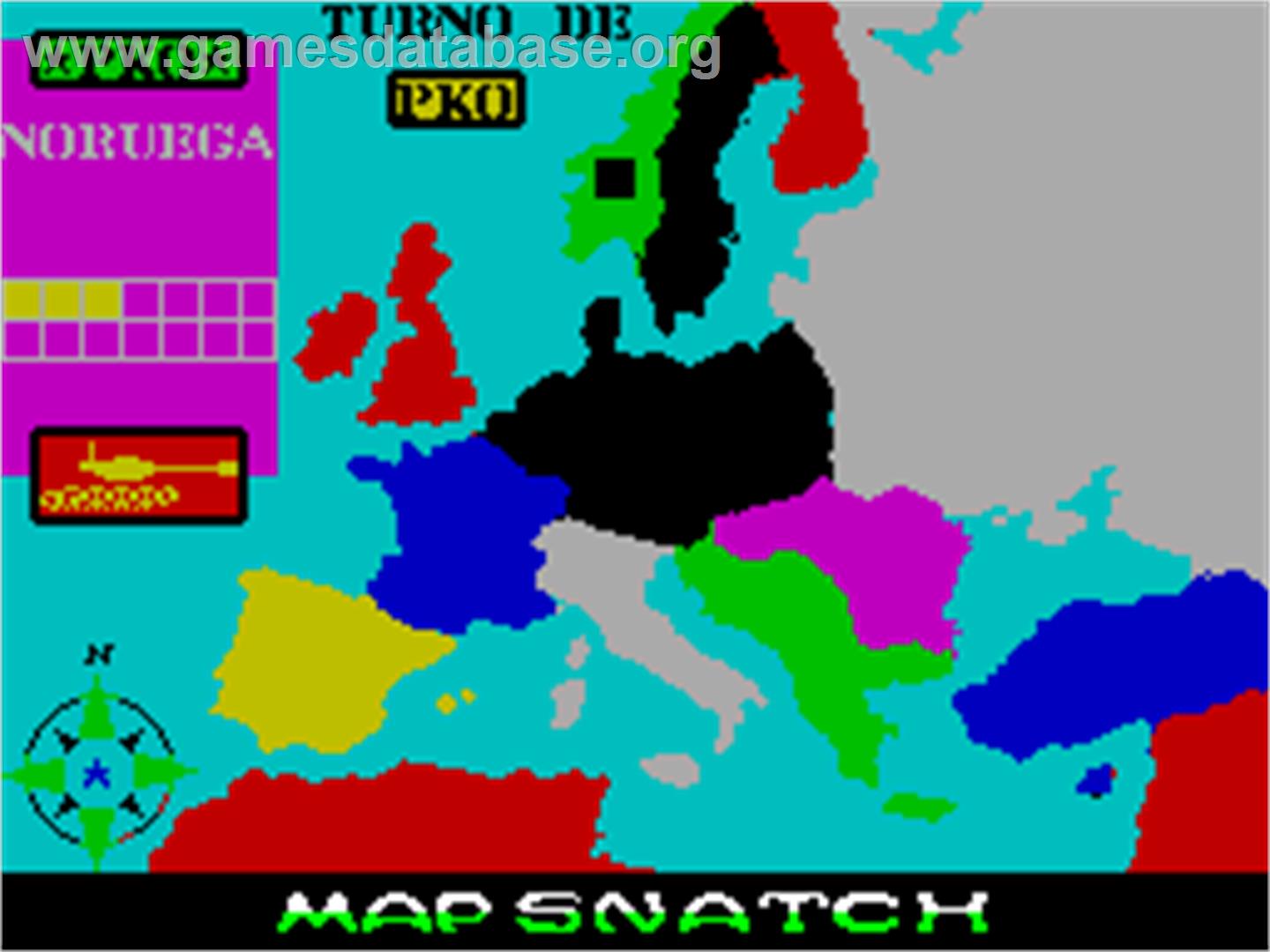 Mapsnatch - Sinclair ZX Spectrum - Artwork - In Game