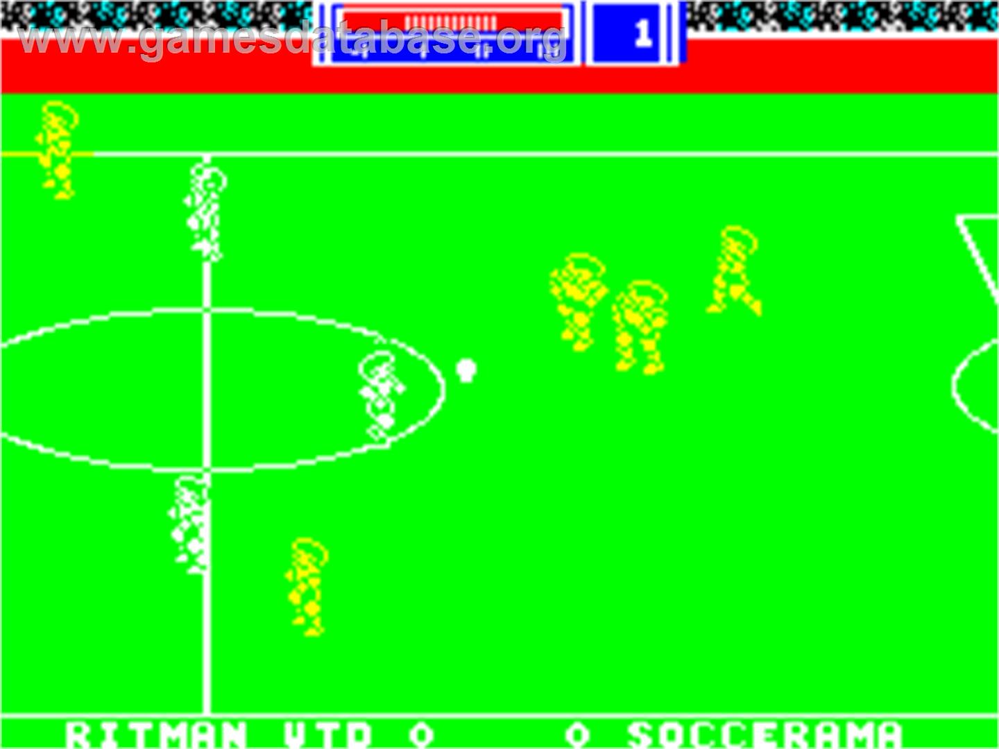 Match Day II - Sinclair ZX Spectrum - Artwork - In Game