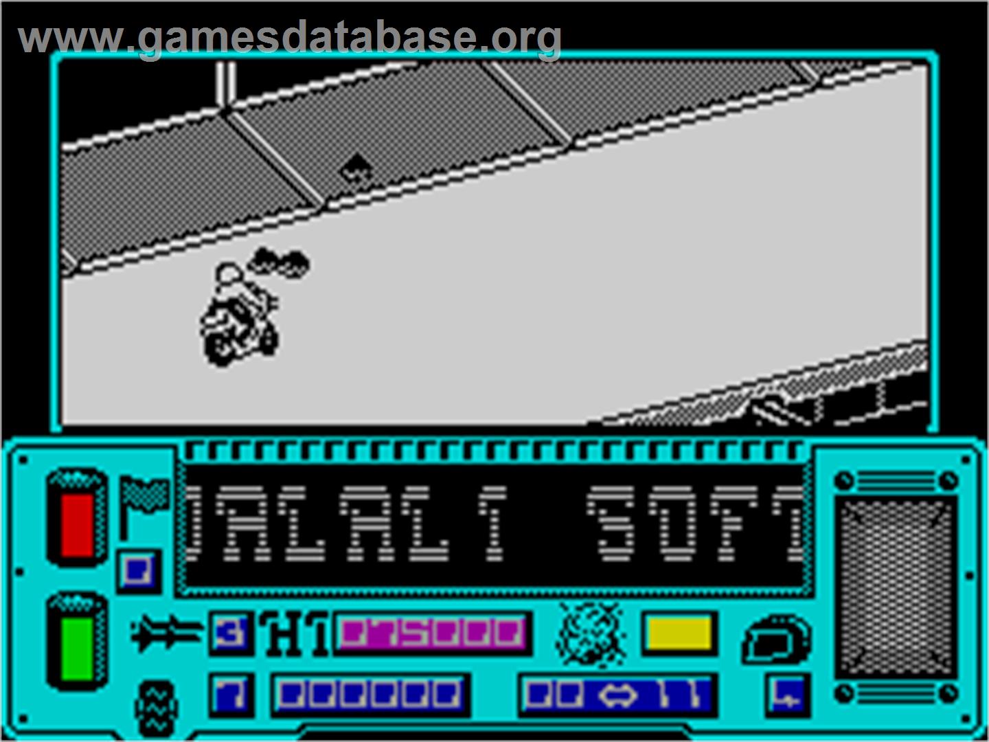 Mean Streak - Sinclair ZX Spectrum - Artwork - In Game