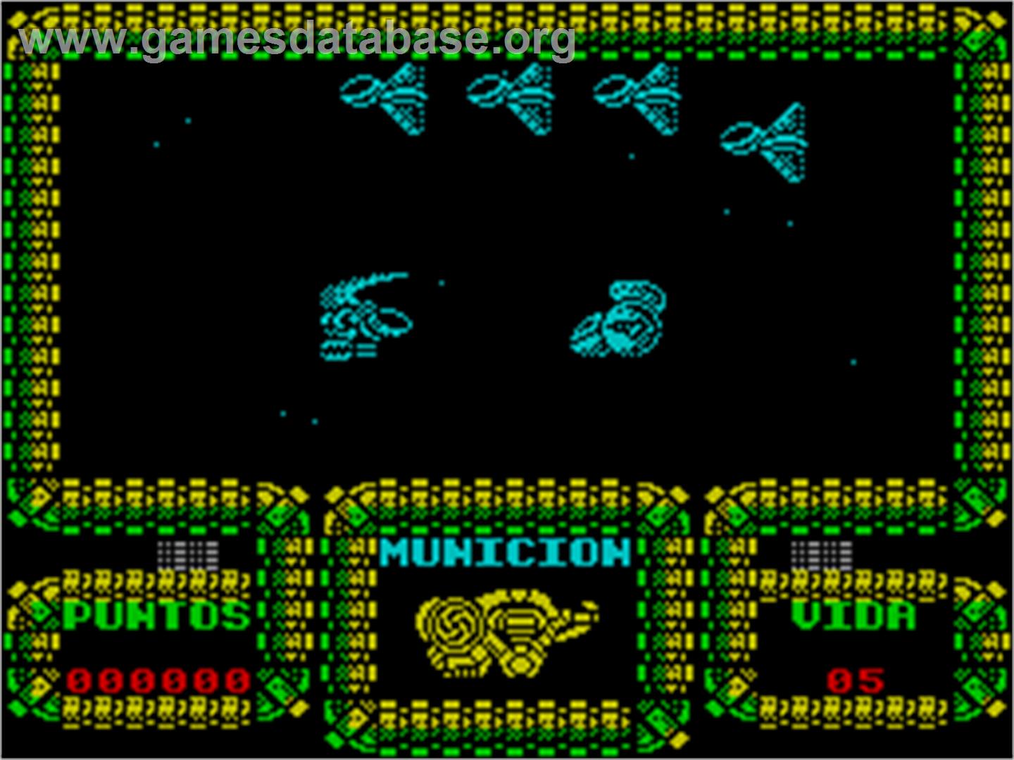 Meganova - Sinclair ZX Spectrum - Artwork - In Game