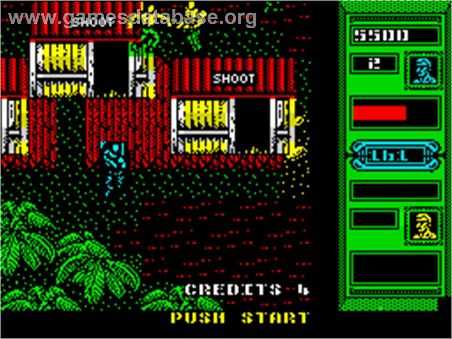 Mercs - Sinclair ZX Spectrum - Artwork - In Game