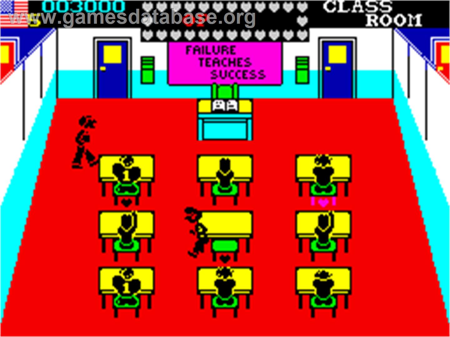 Mikie - Sinclair ZX Spectrum - Artwork - In Game