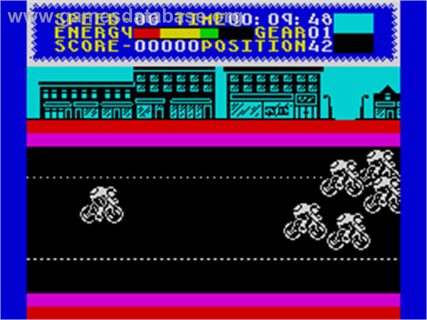 Milk Race - Sinclair ZX Spectrum - Artwork - In Game