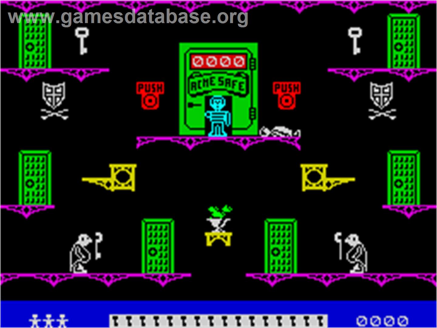 Moonlight Madness - Sinclair ZX Spectrum - Artwork - In Game