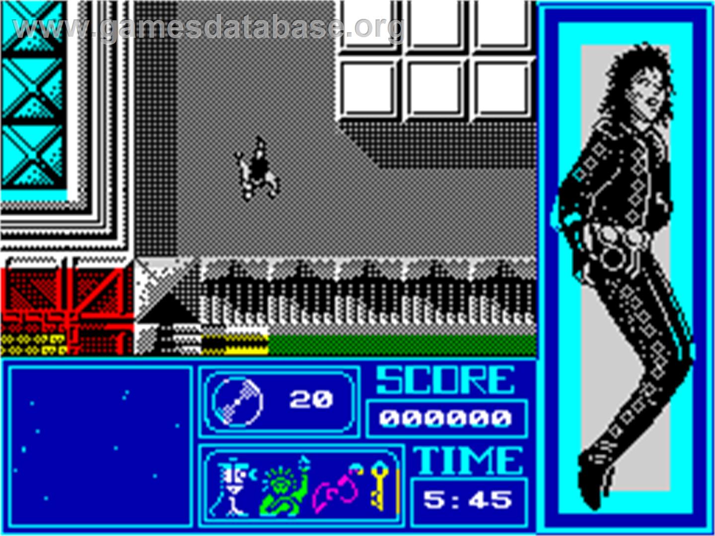Moonwalker - Sinclair ZX Spectrum - Artwork - In Game