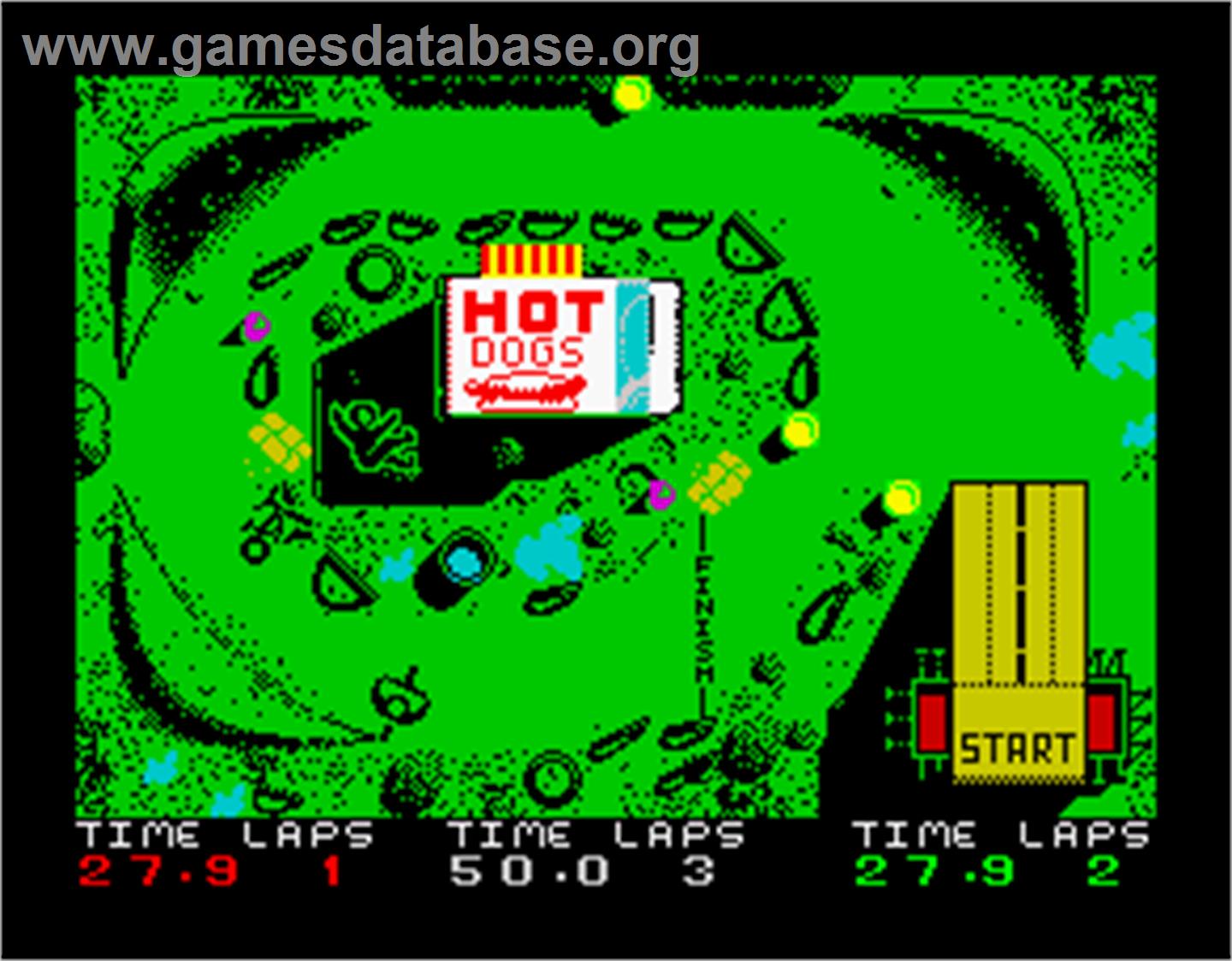 Moto X Simulator - Sinclair ZX Spectrum - Artwork - In Game